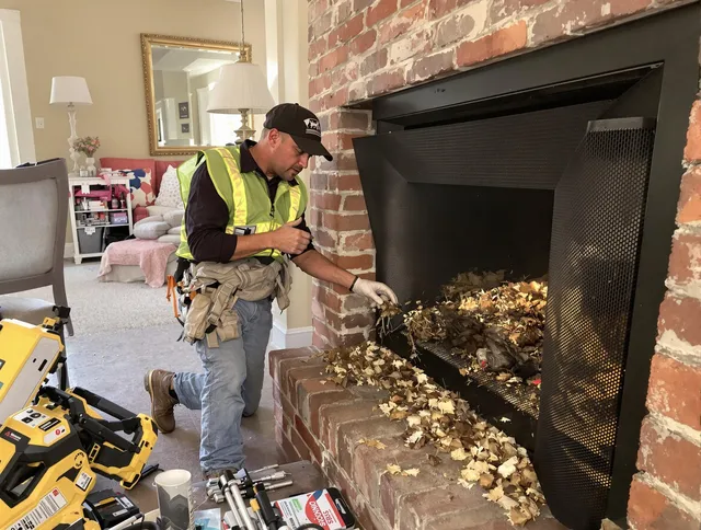 Safe screening installation by Oxford Chimney Sweep in Oxford, CT
