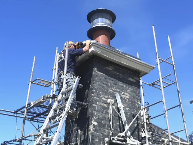 Sturdy chimney crown finished by Oxford Chimney Sweep in Oxford, CT