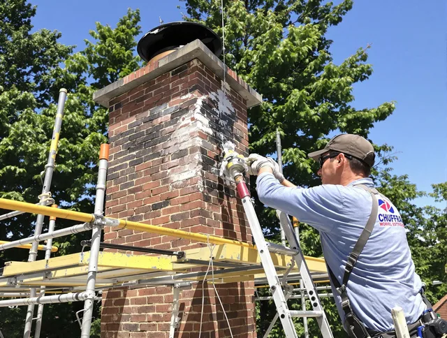 Structural chimney repair by Oxford Chimney Sweep in Oxford, CT