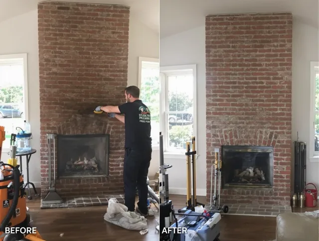 Finished chimney sweeping service by Oxford Chimney Sweep in Oxford, CT