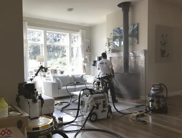 Soot removal service by Oxford Chimney Sweep for a fireplace in Oxford, CT